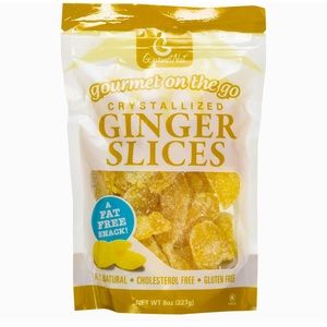 GourmetNut Gourmet on the Go Crystallized Ginger Slices pack of 2